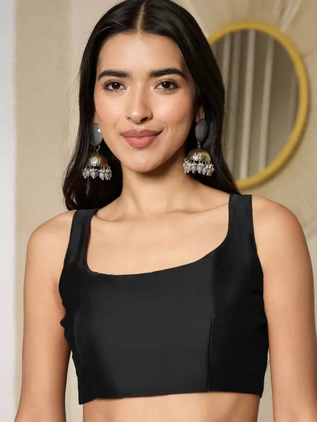 The Labheshwari Black – An Embroidered Chinon Masterpiece in Monochrome Elegance