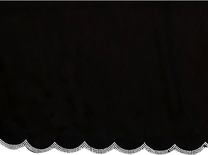 Labheshwari Black Georgette Saree with Heavy Embellished Border